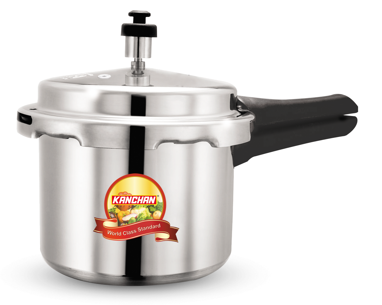 Classic Aluminium Pressure Cooker- 3 Litre, Outer Lid Cooker Gas Stovetop Compatible - For 3-4 Person Meal - 5 Year Warranty ISI Certified
