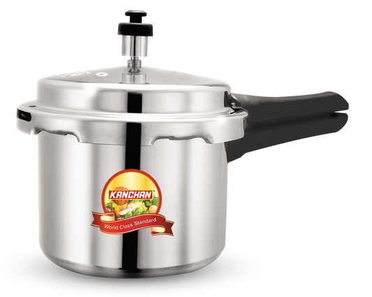 Classic Aluminium Pressure Cooker- 3 Litre, Outer Lid Cooker Gas Stovetop Compatible - For 3-4 Person Meal - 5 Year Warranty ISI Certified