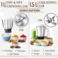 Taffy 650 Watt Mixer Grinder with 3 Stainless Steel Jars - Large Jars - Smooth , Fine Grinding and Blending