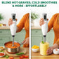 Kanchan Majesty Hand Blender for Kitchen - Blending, Whisking, Mincing - 3 Stainless Steel Blades - 160 Watt Copper Mottor ( Energy Saving)