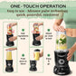 Nutri Blender Mixer Grinder for Smoothie & Juices , 450 Watt Copper Motor, 3 Unbreakable Jars 500ml & 300ml - (3 Jar, 2 Blade - Black) - 1 Year Warranty