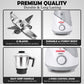 Triset 750 Watt Mixer Grinder - 3 Stainless Steel Jars, Smooth Fine Grinding and Blending - Overload Protection, 2 Yr warranty