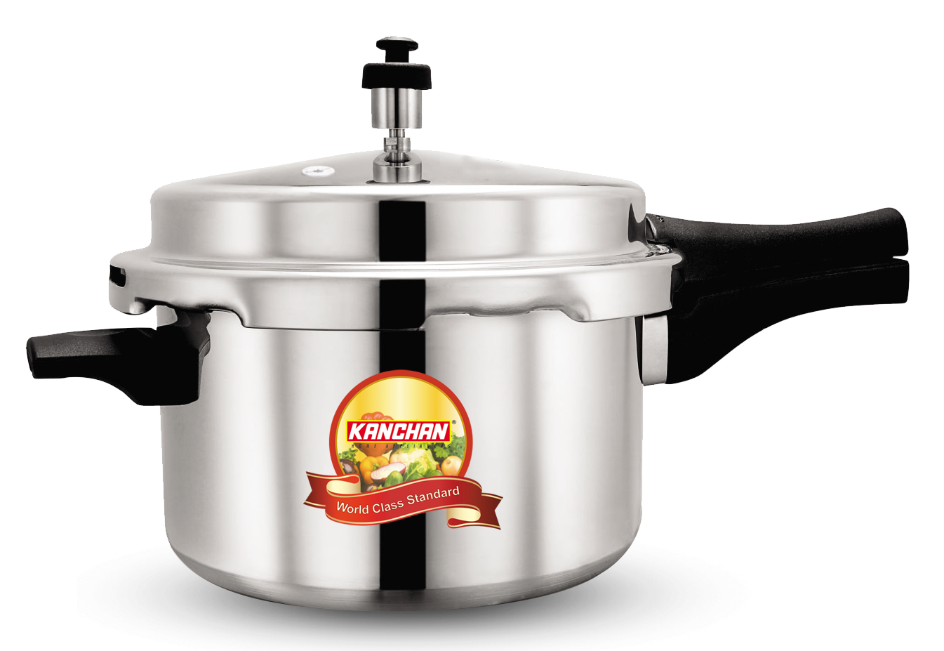 Classic Aluminium Pressure Cooker- 5 Litre, Outer Lid Cooker Gas Stovetop Compatible - For 5-6 Person Meal - 5 Year Warranty ISI Certified