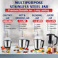 Tiago Plus 750 Watt Mixer Grinder Juicer - 4 Jars ( Stainless Steel 3 Jars + 1 Juicer Jar ) - Fine & Smooth Grind and Blend