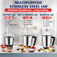 Tiago 750 Watt Mixer Grinder with 3 Stainless Steel Jars - Large Jars ( 1.5L Wet, 1L Multi-Purpose, 0.4L Chutney )
