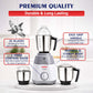 Tiago 750 Watt Mixer Grinder with 3 Stainless Steel Jars - Large Jars ( 1.5L Wet, 1L Multi-Purpose, 0.4L Chutney )