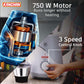 Triset Plus 750 Watt Juicer Mixer Grinder - 4 Jars ( Stainless Steel 3 Jars + 1 Juicer Jar ) - Fine & Smooth Grind and Blend