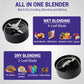 Nutri Blender Mixer Grinder for Smoothie & Juices , 450 Watt Copper Motor, 2 Unbreakable Jars 500ml & 300ml - (2 Jar, 2 Blade - Silver) - 1 Year Warranty