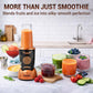 Nutri Blender Mixer Grinder for Smoothie & Juices , 450 Watt Copper Motor, 3 Unbreakable Jars 500ml & 300ml - (3 Jar, 2 Blade - Copper) - 1 Year Warranty